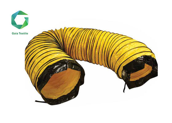 A ventilação resistente B1 de canalização do PVC do rasgo arde - a mineração 420gsm retardadora flexível