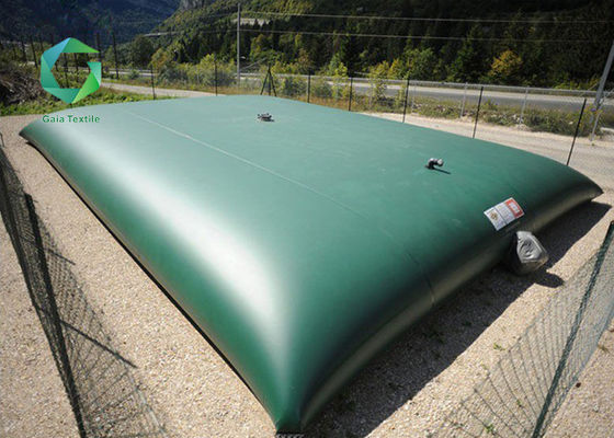 Tanque de água dobrável uv do Pvc do poliéster anti, encerados do armazenamento da água da resistência de rasgo 4500 litros