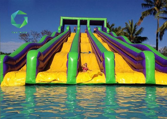 Tear Resistant Bouncy PVC Inflatable Fabric Vinyl Airtight Amusement Park Castle 0.6mm