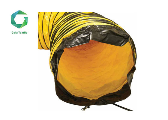Fabric Anti Static 1300d PVC Ventilation Ducting Mining Flame Retardant 550gsm