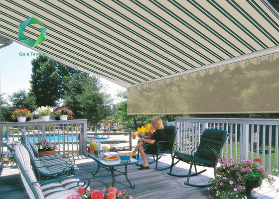 0.5mm Thickness Tear Resistance PVC Awning Vinyl Coated Waterproof Stripe Tarpaulin