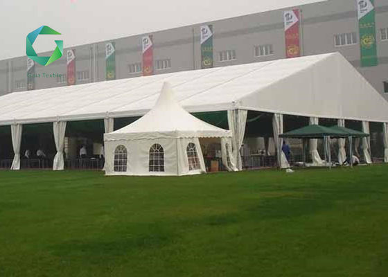 2.05m Width Pvc Tent Fabric 550gsm Tarp Waterproof Fire Retardant Midlle East