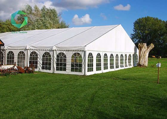 Tarpaulin PVC Tent Fabric 750gsm Middle East 300N Tear Strength Anti UV Fireproof