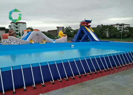 linha da associação da membrana do PVC do parque da água 1300d, piscina de encerado 1100gsm