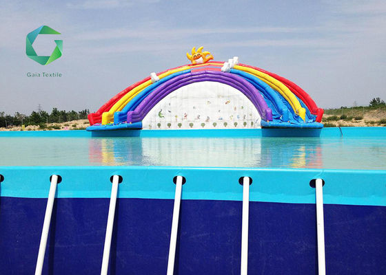650gsm Vinyl Coated Fabric Pool PVC Liner ,  1000d PVC Swimming Pool Tarp Family Use