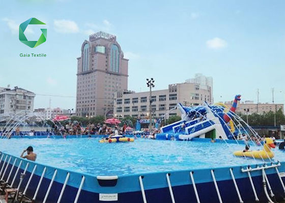 Polyester Swimming Pool PVC Liner 1000d Vinyl Coated Fabric Outdoor Antibacterial