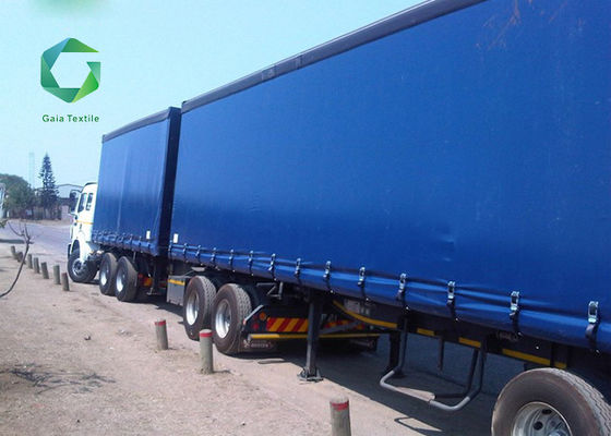 Tela de revestimento do PVC de Mildewproof, encerado impermeável do vinil das cortinas do lado do caminhão 1000gsm