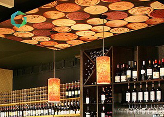 Gaia Printable Stretch Ceiling Fabric, material do teto do estiramento 320gsm