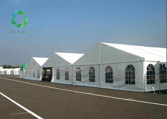 Tarpaulin PVC Tent Fabric 750gsm Middle East 300N Tear Strength Anti UV Fireproof